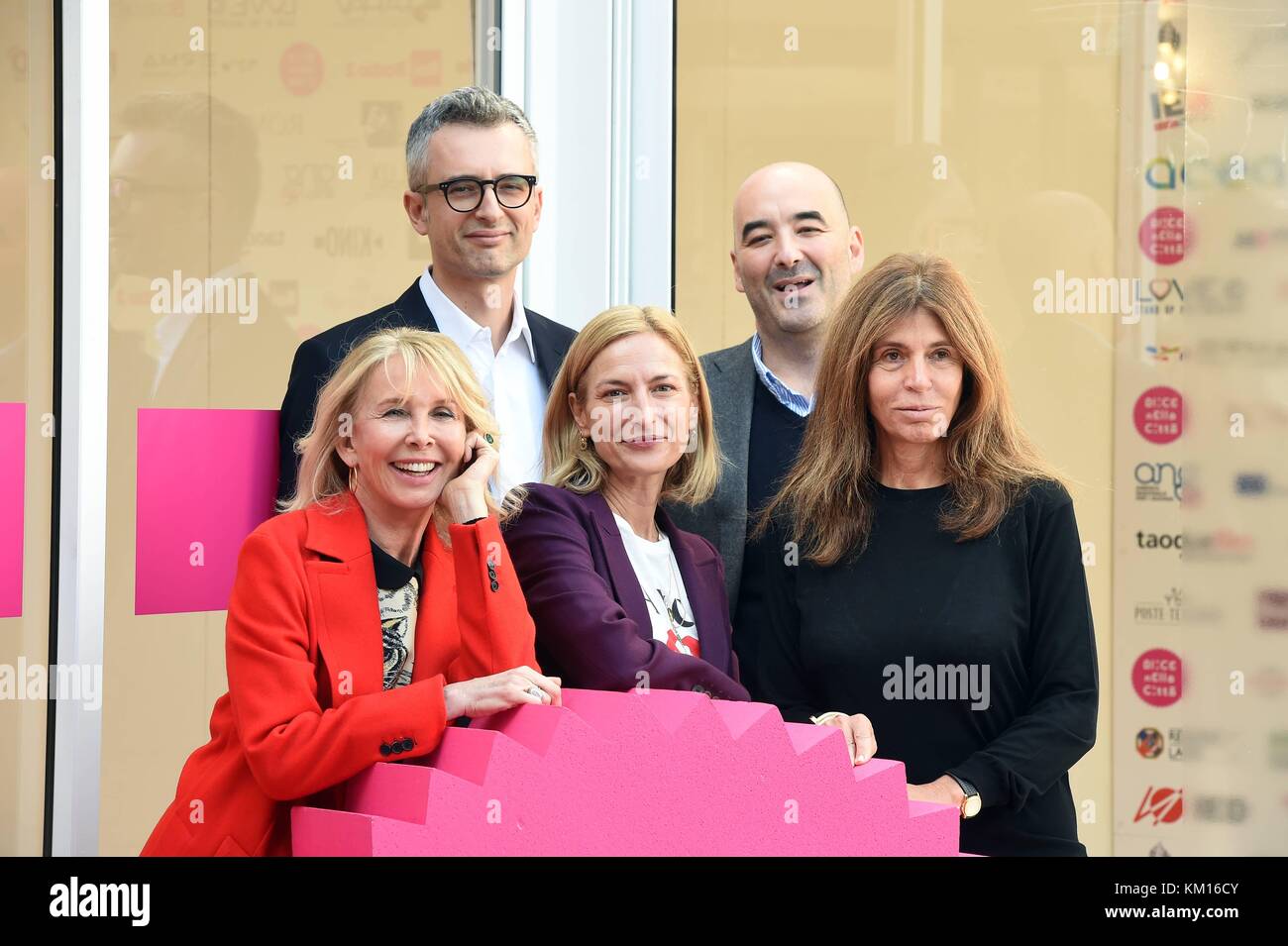 12ème Festival du film de Rome - jury Taodue - Photocall Avec: Marco Danieli, Zoe R. Cassavetes, Nicola Gaglianone, Trudie Styler, Camilla Nesbitt Où: Rome, Italie Quand: 02 Nov 2017 crédit: IPA/WENN.com **disponible Uniquement pour publication au Royaume-Uni, Etats-Unis, Allemagne, Autriche, Suisse** Banque D'Images