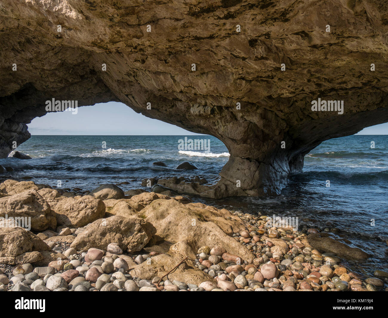 Arches, l'Arches Provincial Park, la route 430, à Terre-Neuve, Canada. Banque D'Images