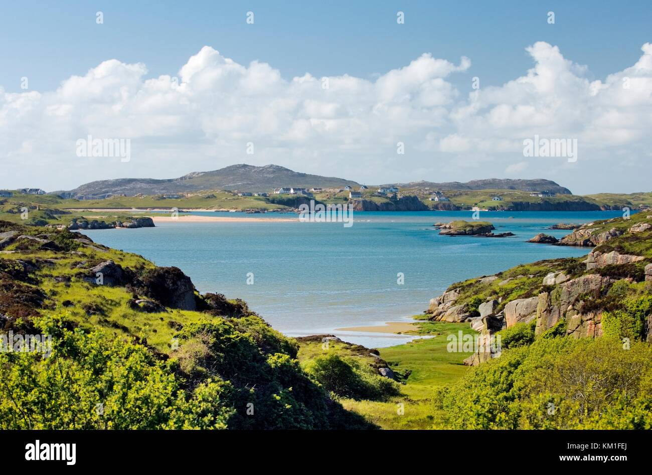 La côte près de kincaslough, au nord de Roanne, sur la côte ouest du comté de Donegal, Irlande. Banque D'Images