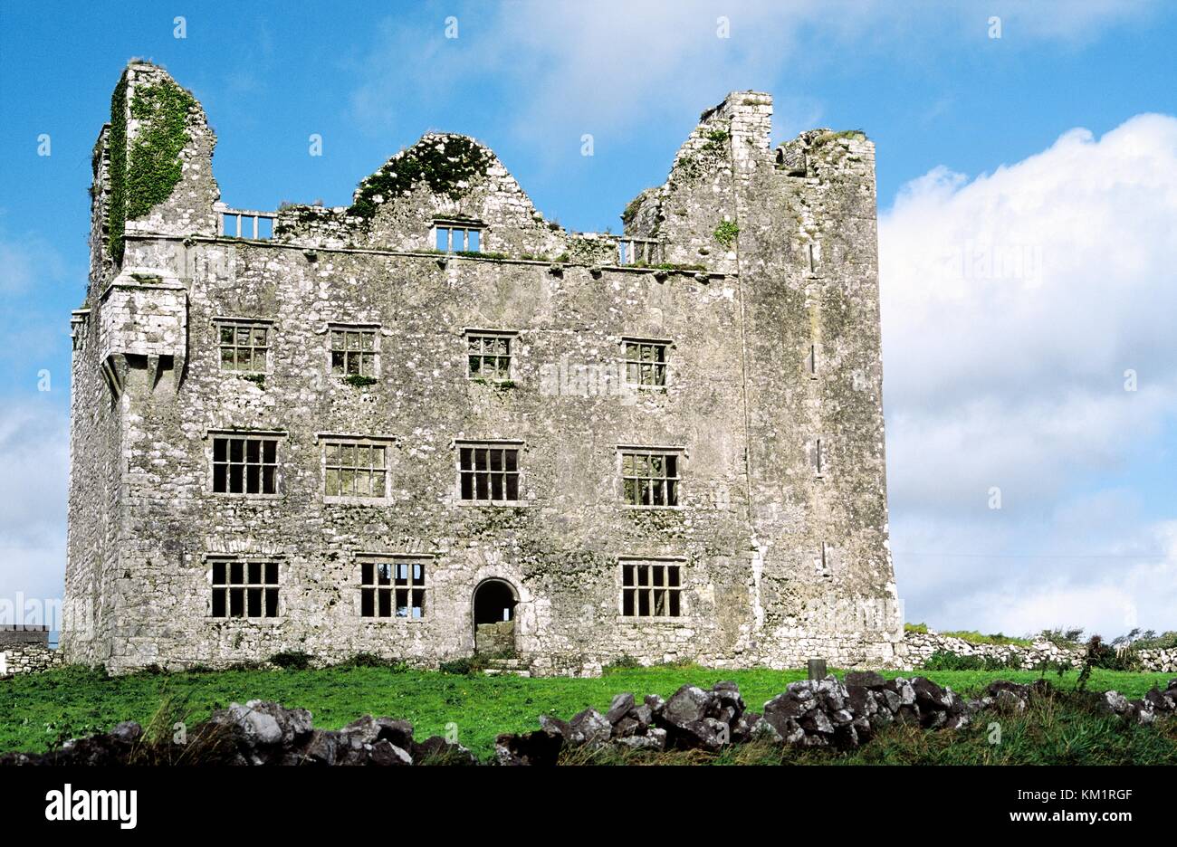 Leamaneh Castle dans le comté de Clare, Irlande Banque D'Images