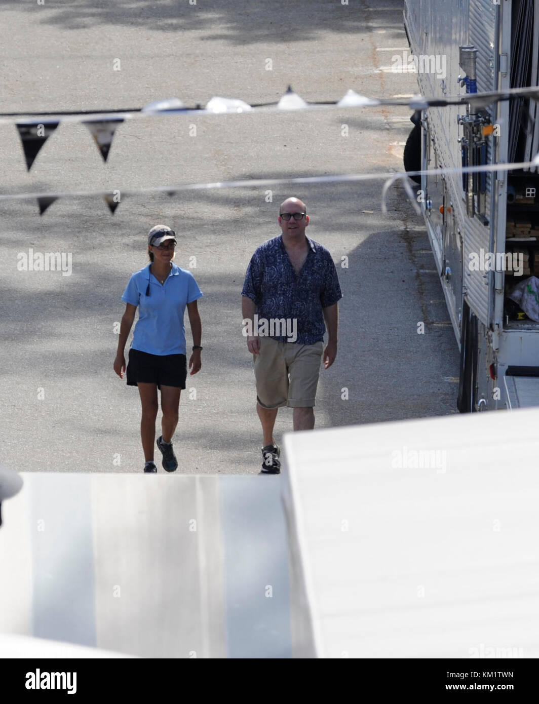 FORT LAUDERDALE, FL - 17 JUIN : Voici la première image de Tom Cruise en tant que rocker vieillissant Stacee Jax dans Rock of Ages. Le film met également en vedette Mary J. Blige, Julianne Hough, Alec Baldwin, Paul Giamatti, Diego Bonet, Russell Brand, Catherine Zeta-Jones, Bryan Cranston et Malin Akerman le 17 juin 2011 à Fort Lauderdale, Floride personnes : Paul Giamatti Banque D'Images