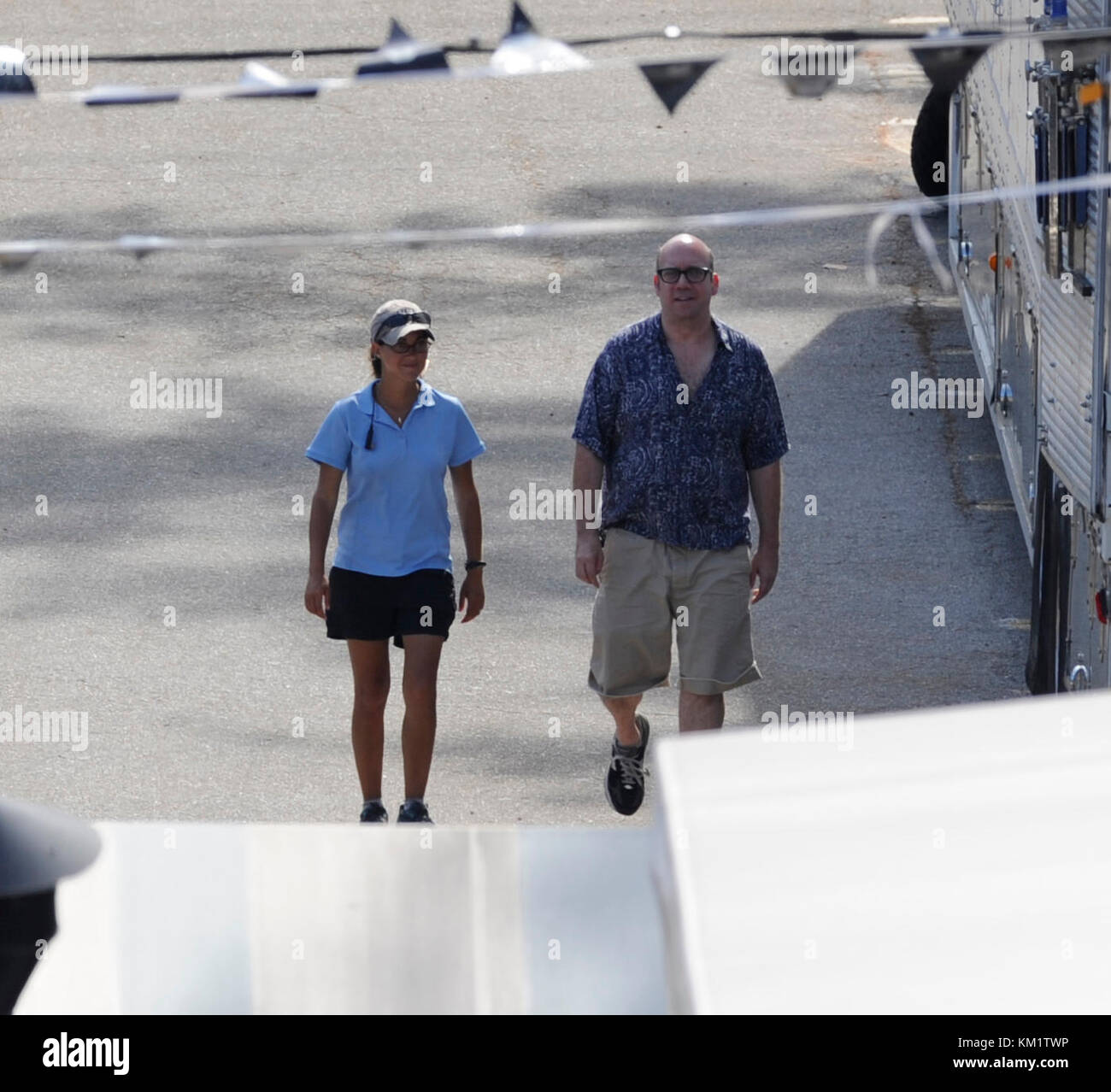 FORT LAUDERDALE, FL - 17 JUIN : Voici la première image de Tom Cruise en tant que rocker vieillissant Stacee Jax dans Rock of Ages. Le film met également en vedette Mary J. Blige, Julianne Hough, Alec Baldwin, Paul Giamatti, Diego Bonet, Russell Brand, Catherine Zeta-Jones, Bryan Cranston et Malin Akerman le 17 juin 2011 à Fort Lauderdale, Floride personnes : Paul Giamatti Banque D'Images