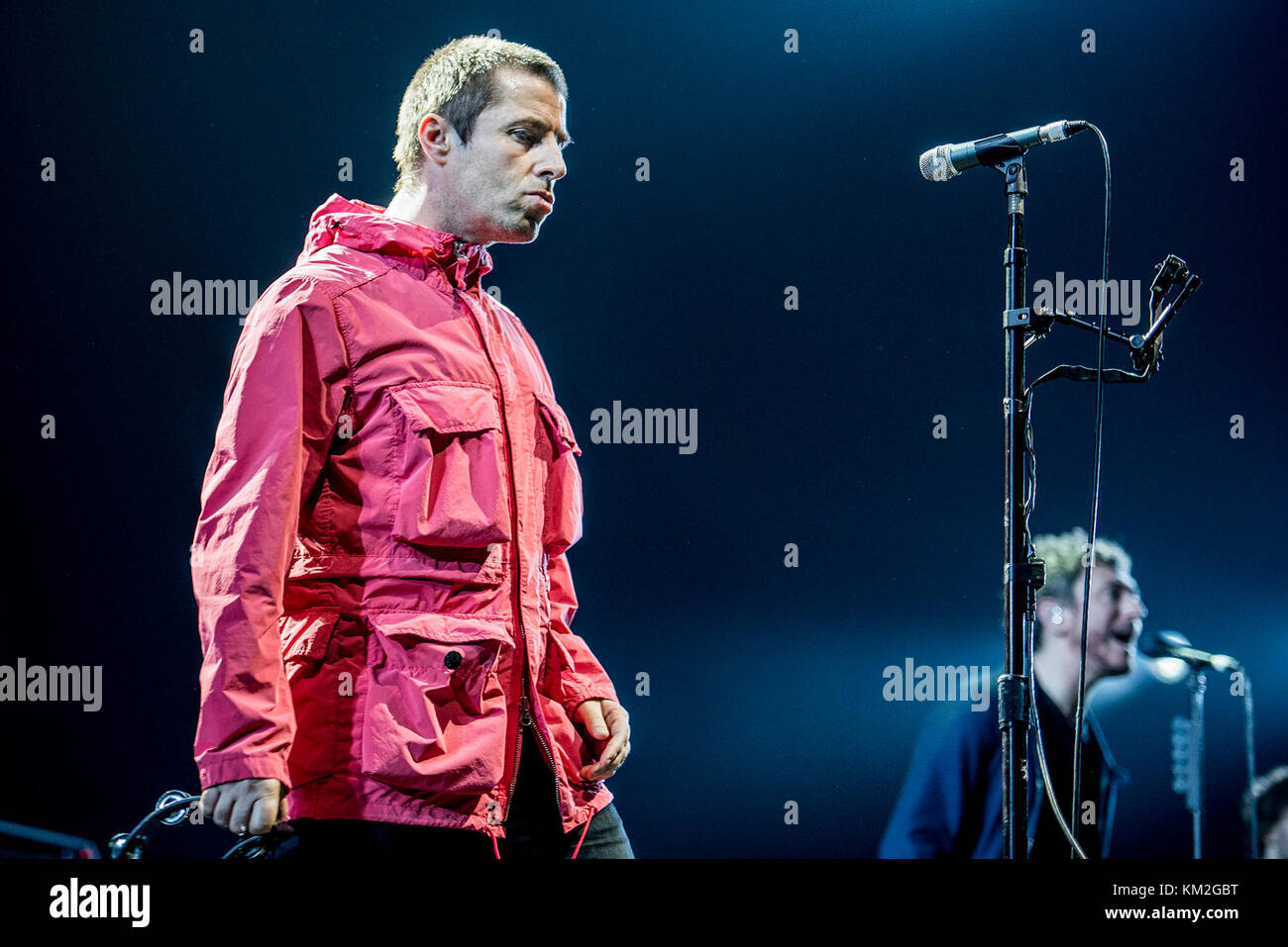 Leeds, UK. 19Th mar, 2017. Liam Gallagher effectue à la première arène, Leeds uk direct sur la soirée d'ouverture de son uk arena tour, Leeds 03/12/2017 Credit : Gary mather/Alamy live news Banque D'Images