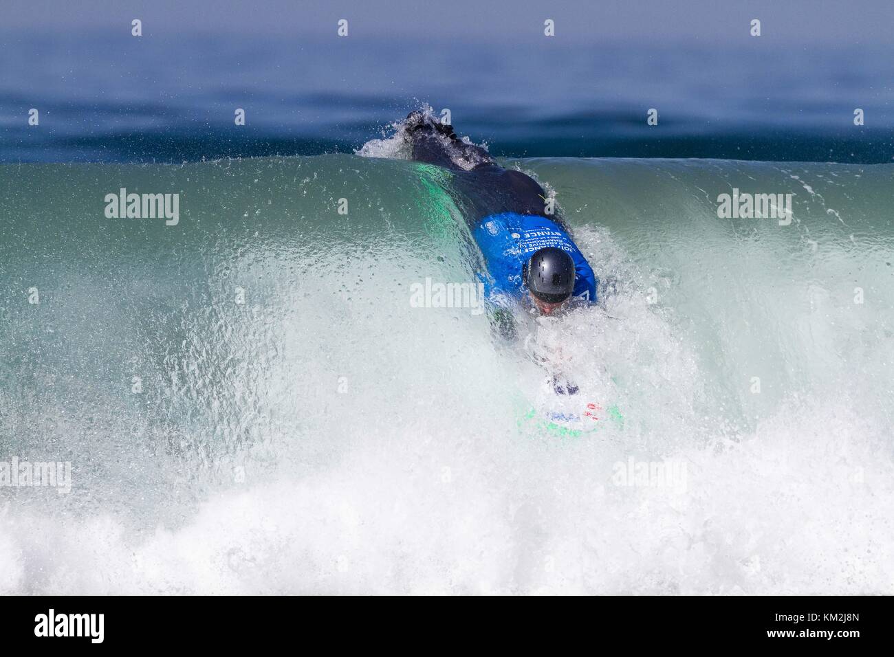 La Jolla, CA, États-Unis. 2 décembre 2017. ISA World Adaptive Surfing Championship Credit : Daren Fentiman/ZUMA Wire/Alamy Live News Banque D'Images