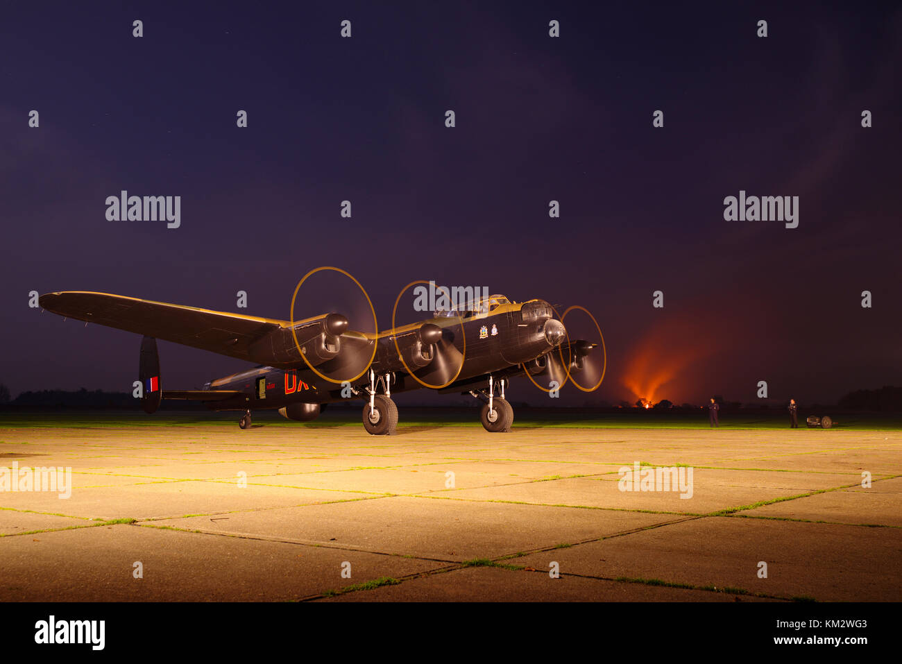 Avro Lancaster NX611 juste Jane Banque D'Images