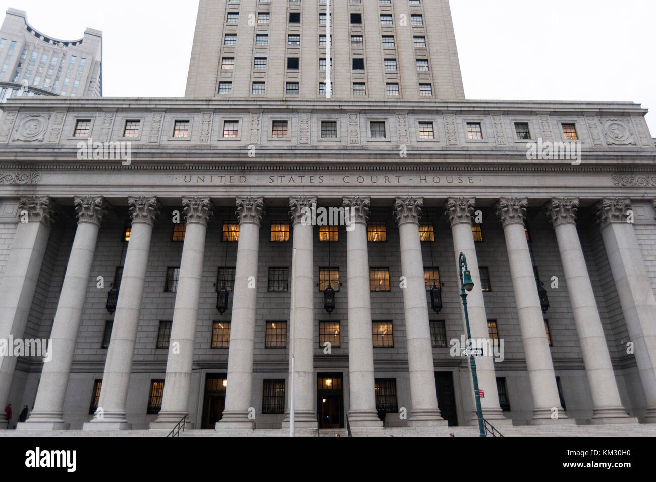 United States Court House, Foley Square, New York City, USA. Banque D'Images