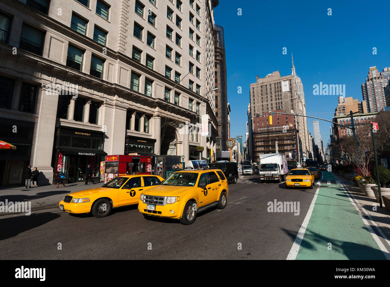 Madison square, Cinquième Avenue, New York City, USA. Banque D'Images