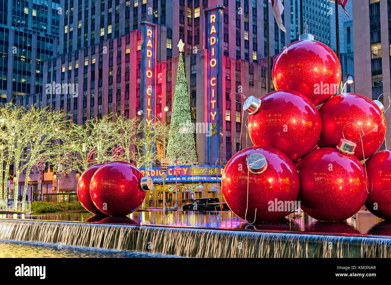 Noël à New York City Banque D'Images