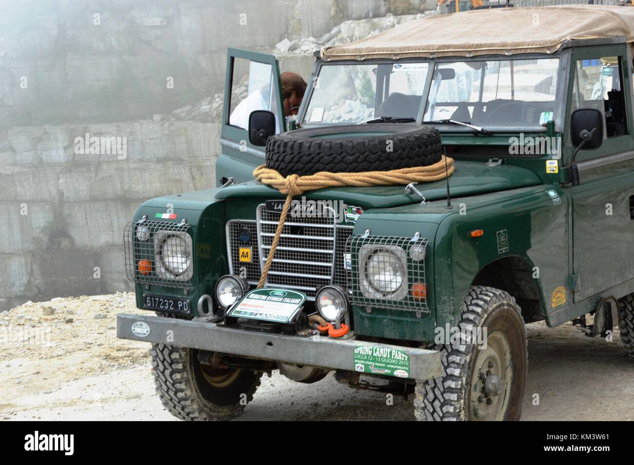 Expérience de Land Rover en Italie Valpellice, jun 16 2013 Banque D'Images