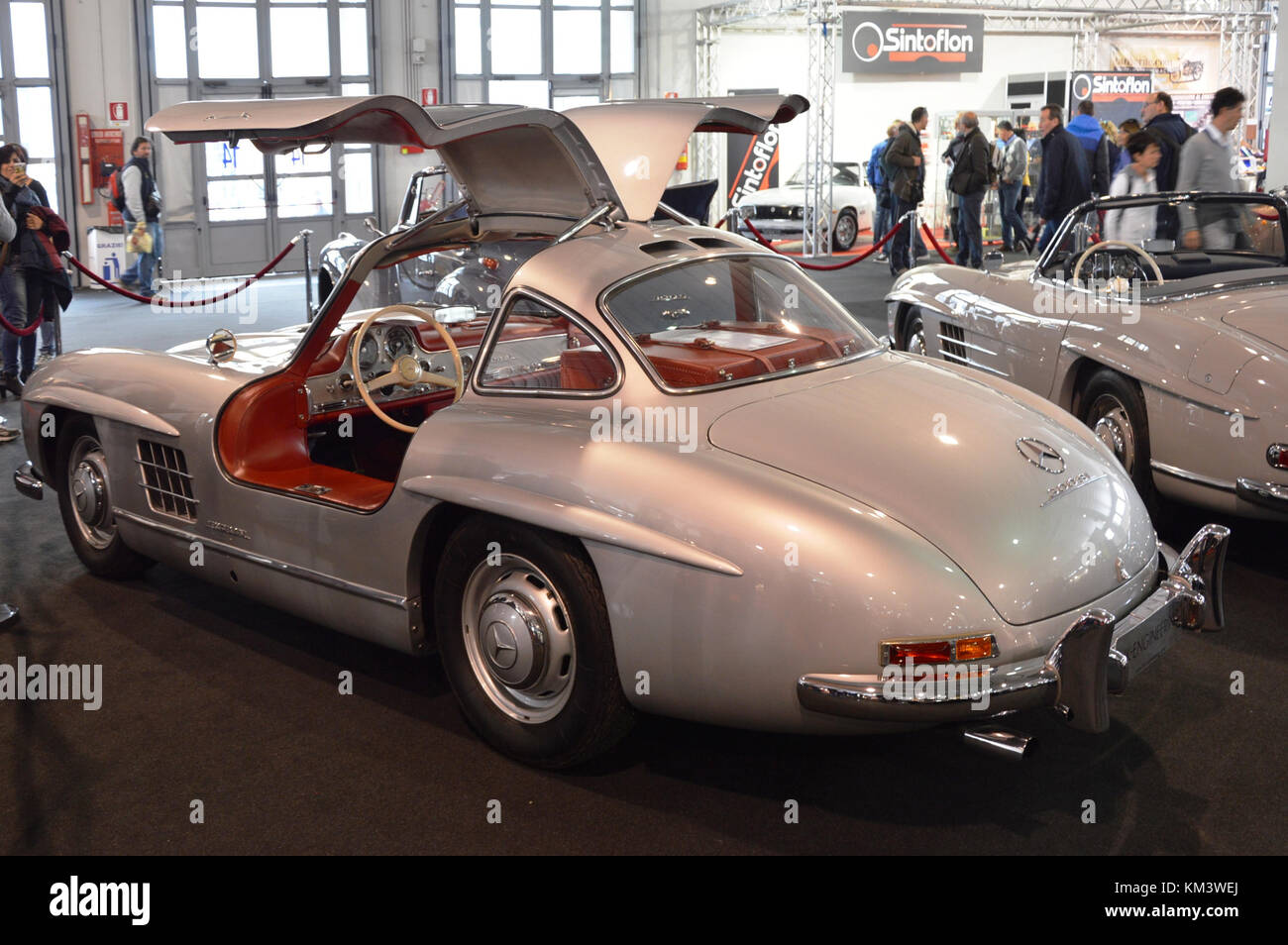 Mercedes, benz, 300 sl gullwing,, année 1954, à Padoue, Italie voitures anciennes - 25 oct 2015 Banque D'Images