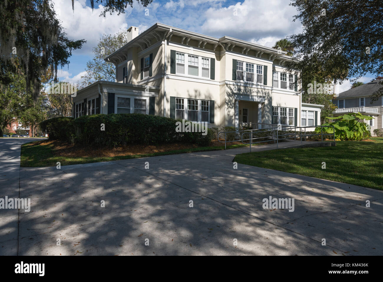 Maison des anciens prés Stetson University DeLand, Florida USA Banque D'Images