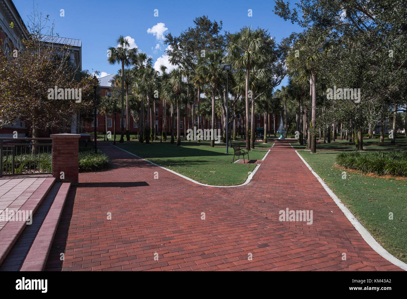 Motifs de l'Université Stetson DeLand, Florida USA Banque D'Images