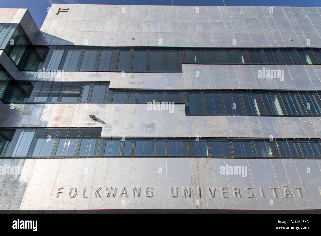Nouveau bâtiment de l'Université des Arts Folkwang, sur le terrain de la mine Zeche Zollverein à Essen, Allemagne Banque D'Images