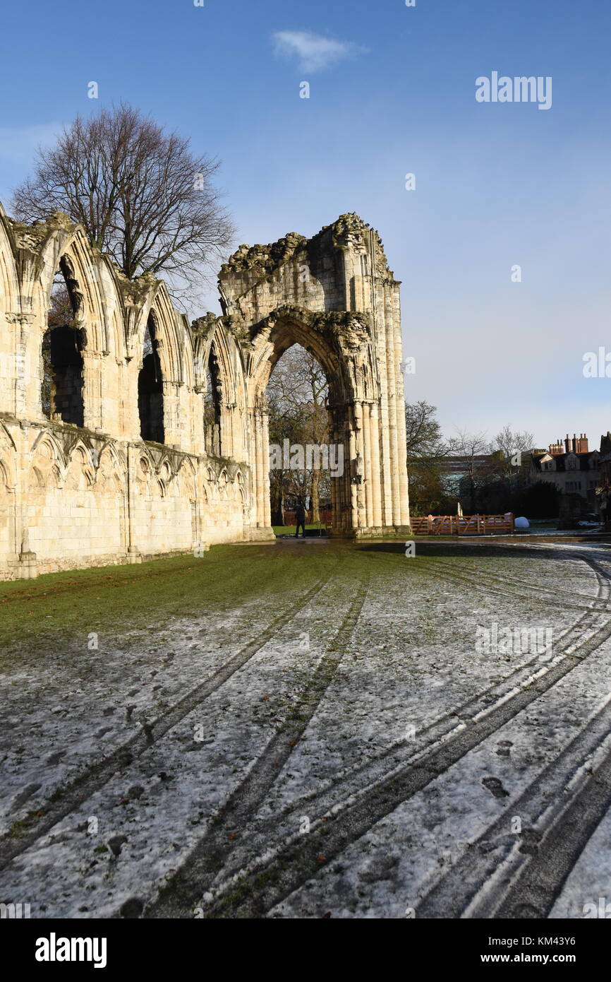L'Abbaye de New York en décembre Banque D'Images