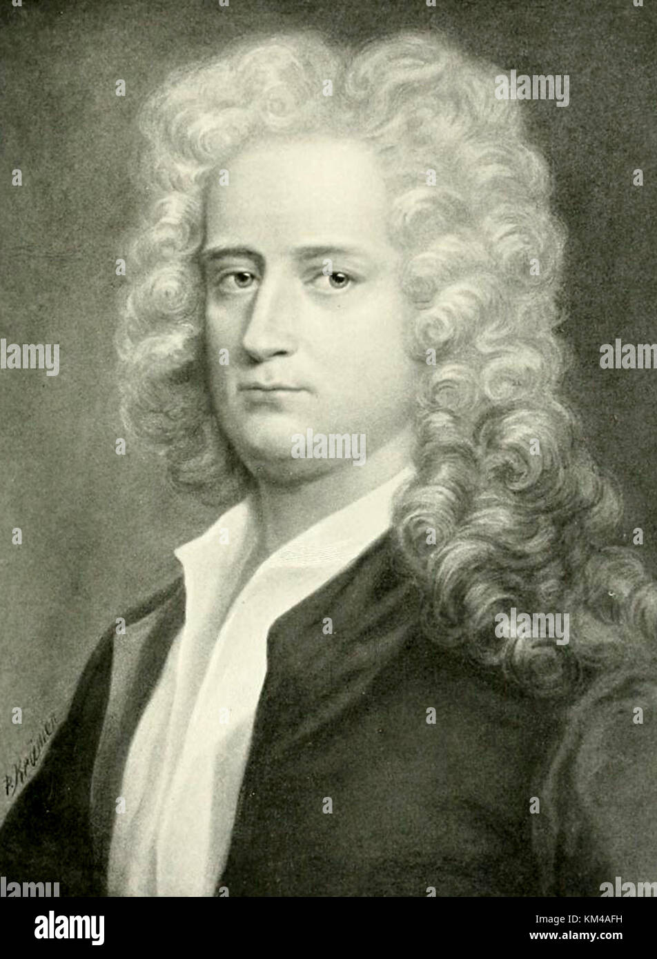 Joseph Addison, anglais, poète, dramaturge, et homme politique. Il a co-fondé le Spectator magazine. Banque D'Images