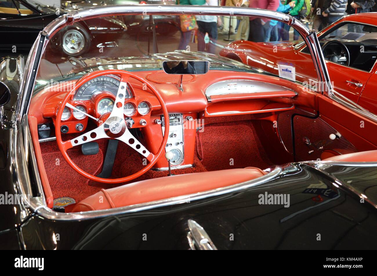 1978 Chevrolet Corvette Vintage car à Padoue, Italie - 25 oct 2015 Banque D'Images