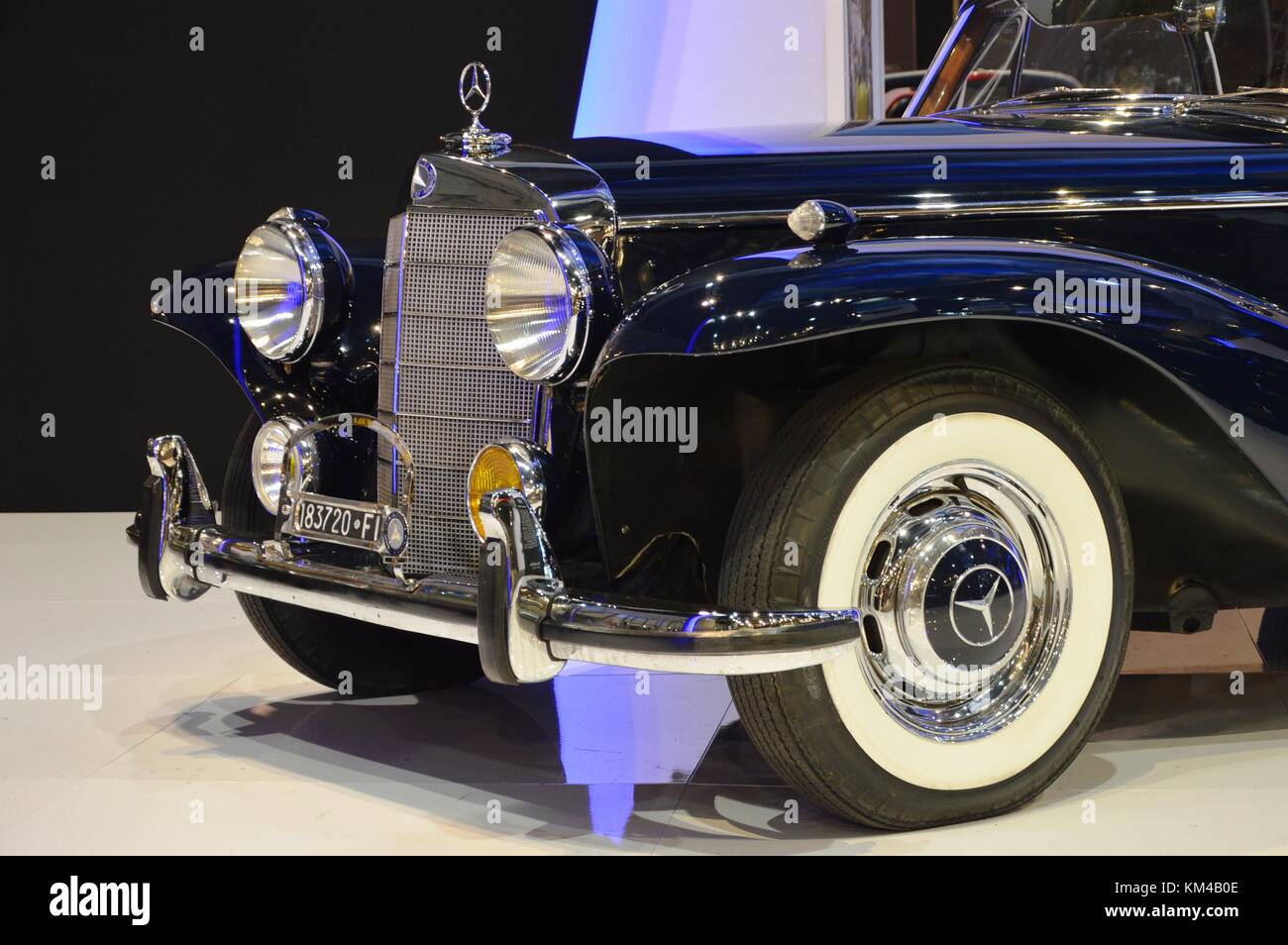 Mercedes, Benz, 300 S cabriolet A, 1955, à Padoue, Italie voitures anciennes - 25 oct 2015 Banque D'Images