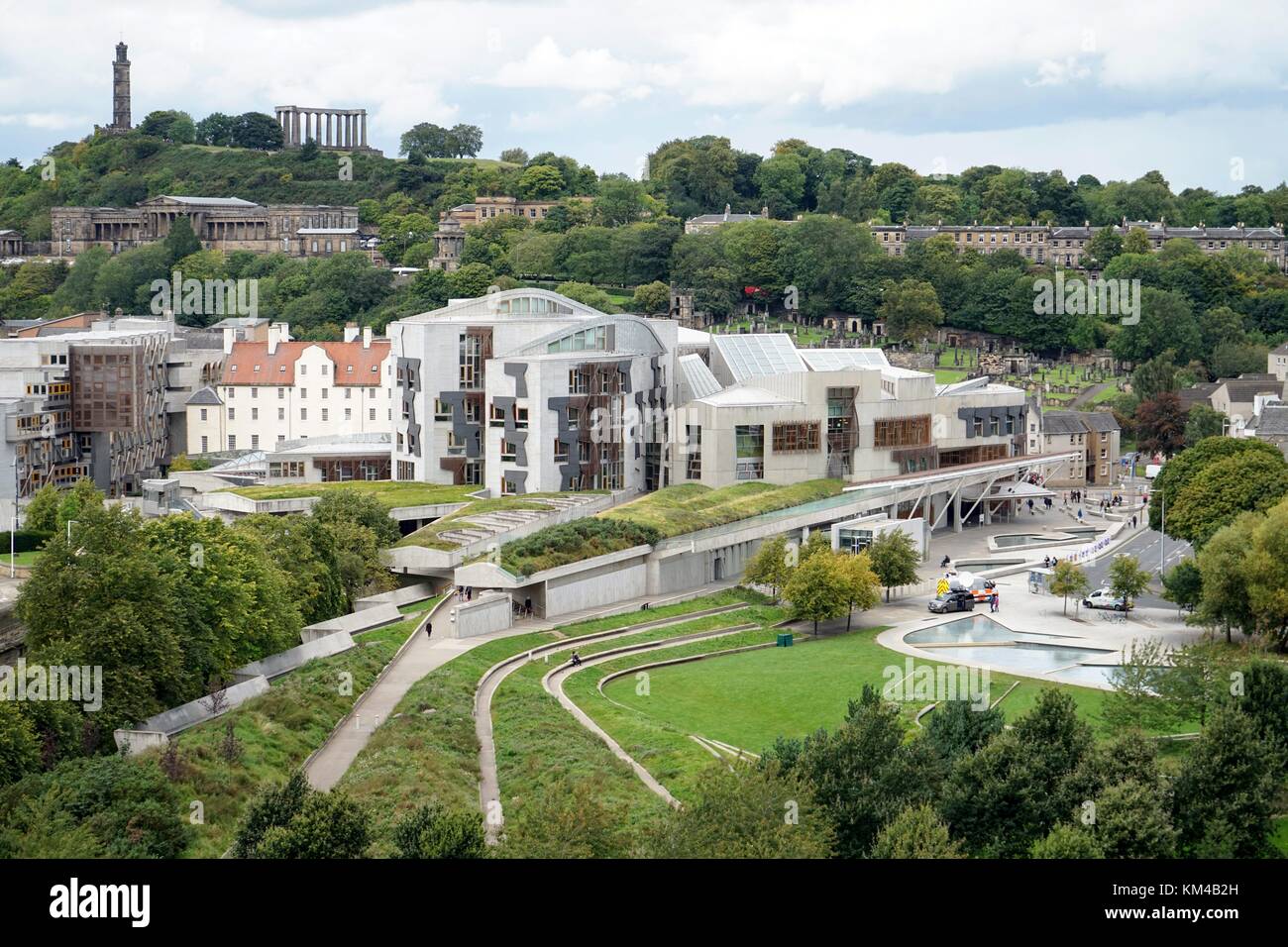 Royaume-Uni : le Parlement écossais d'Édimbourg. Photo de 12. Septembre 2017. | utilisation dans le monde entier Banque D'Images