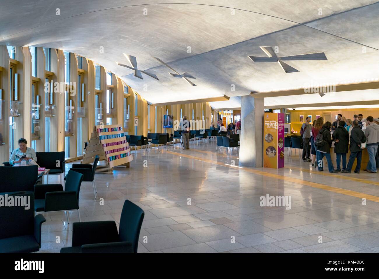 Royaume-Uni: Chambre de débat du Parlement écossais à Édimbourg. Photo de 12. Septembre 2017. | utilisation dans le monde entier Banque D'Images