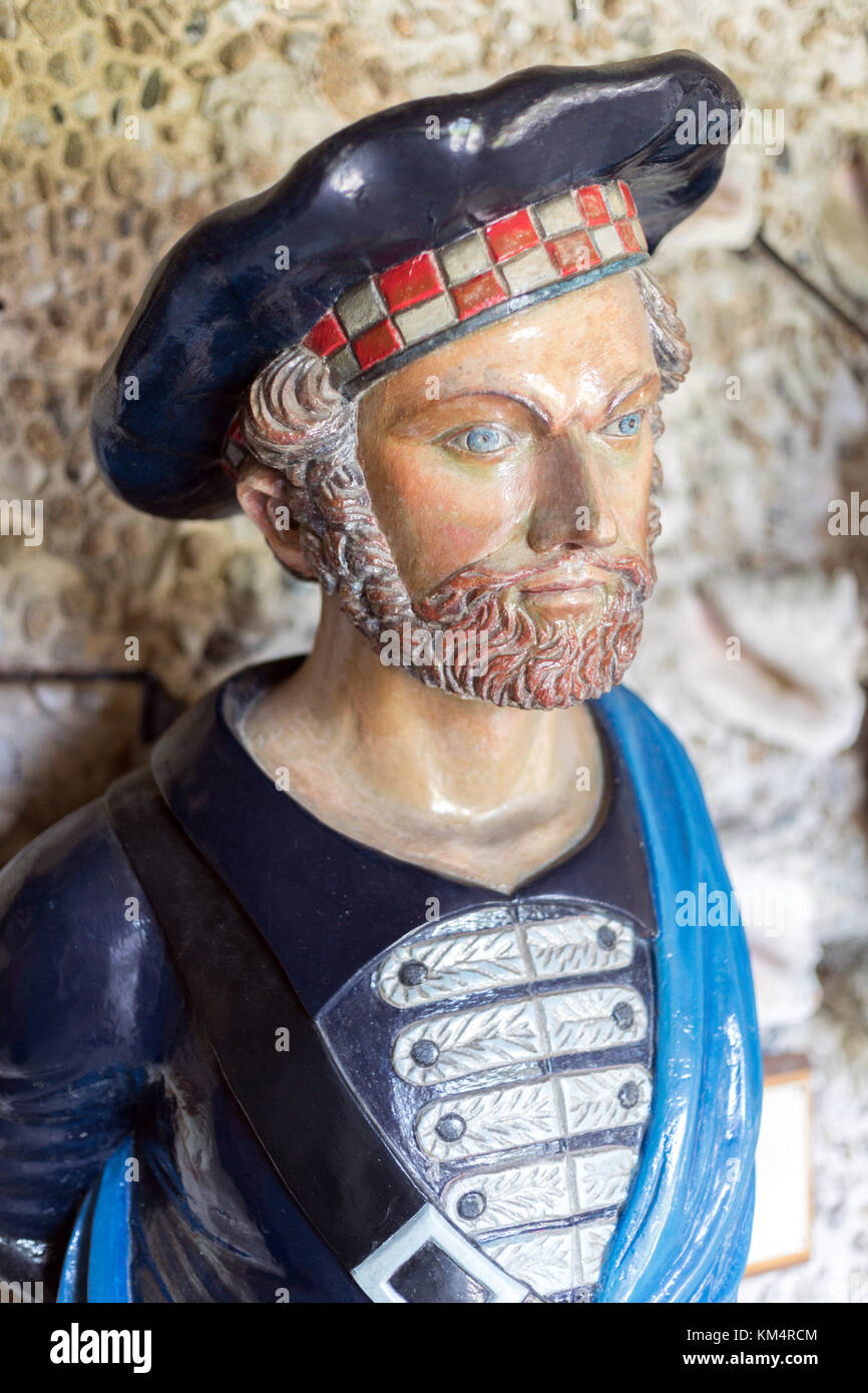Musée de proue de navire Tresco Valhalla Banque D'Images