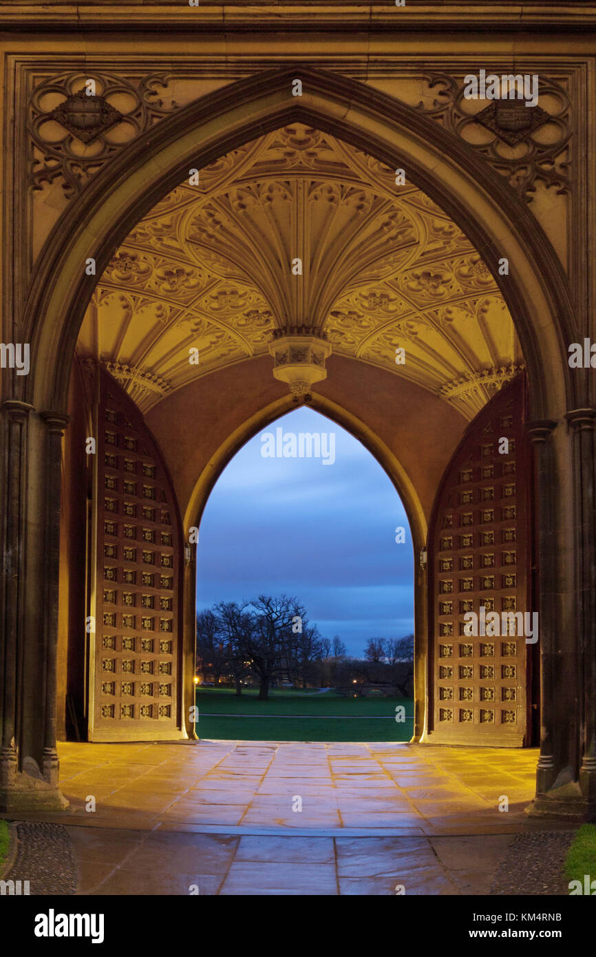 St Johns College de l'Université de Cambridge, Royaume-Uni Banque D'Images
