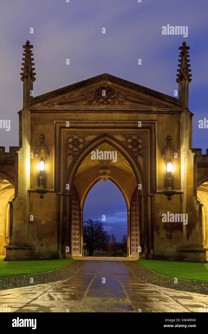 St Johns College de l'Université de Cambridge, Royaume-Uni Banque D'Images