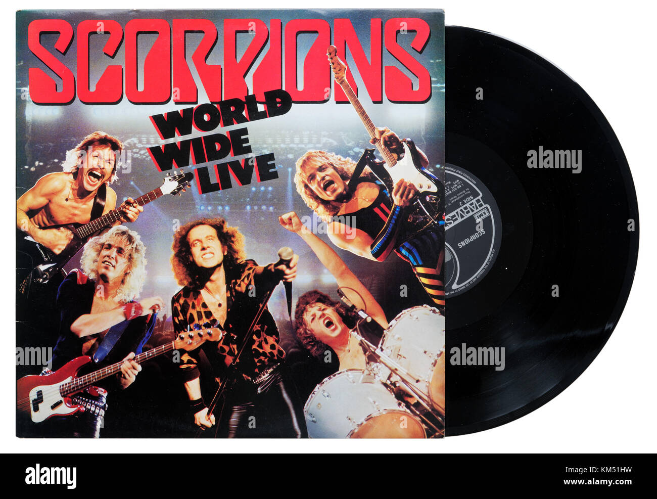 Scorpions World Wide Live album Banque D'Images