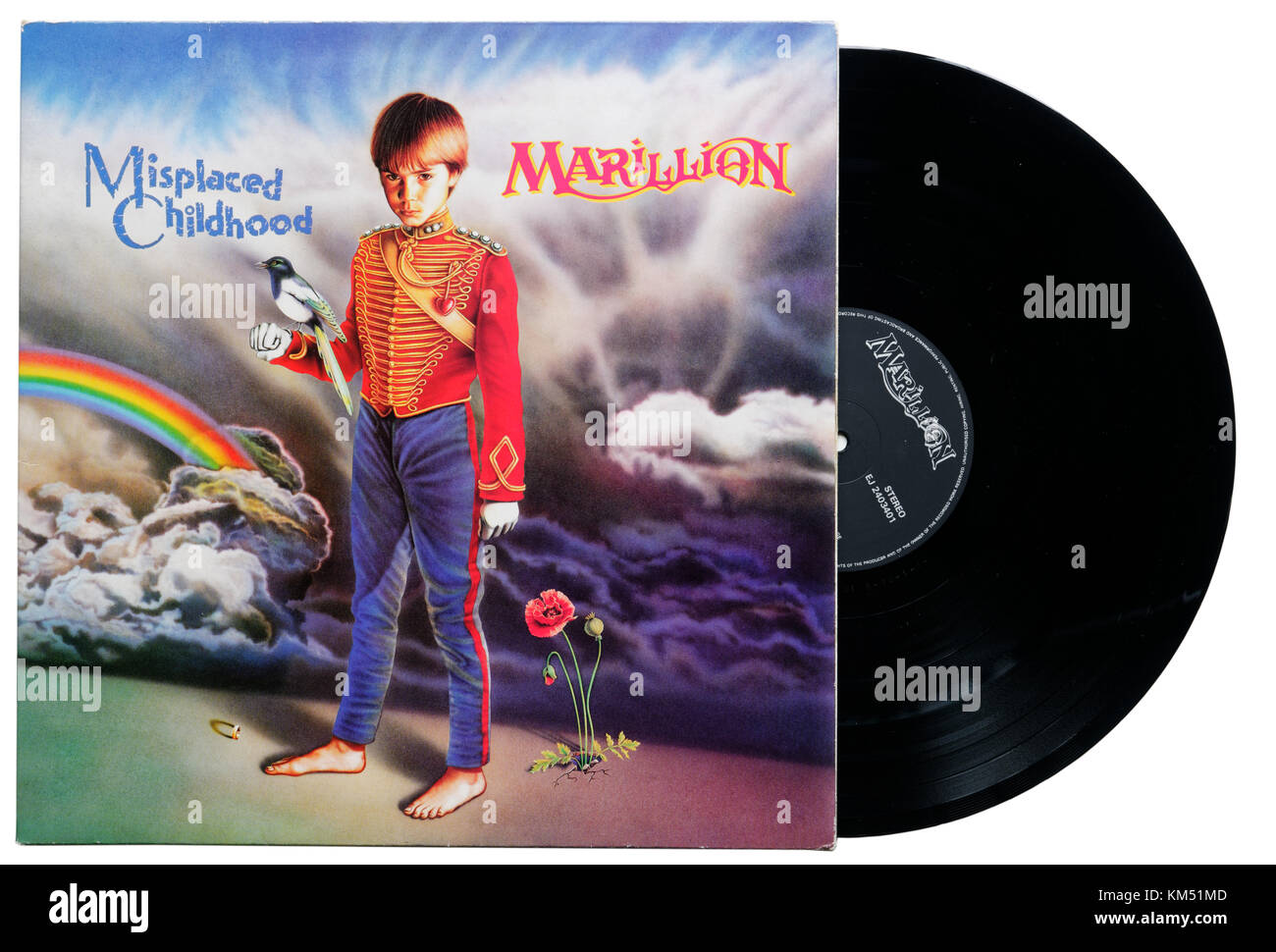 Marillion album enfance égaré Banque D'Images