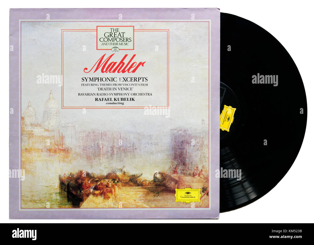 Gustav Mahler extraits symphoniques album Banque D'Images