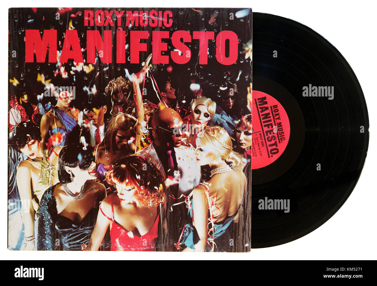 Manifeste de Roxy Music album Banque D'Images