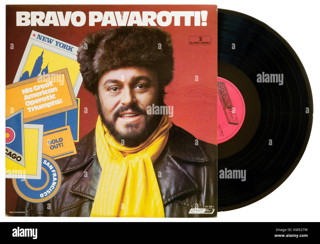 Braco Pavarotti album compilation Banque D'Images