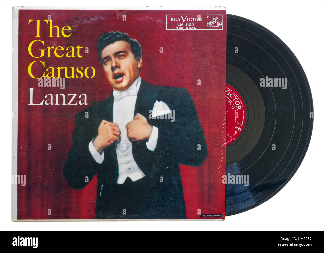 Mario Lanza Le Grand Caruso album Banque D'Images