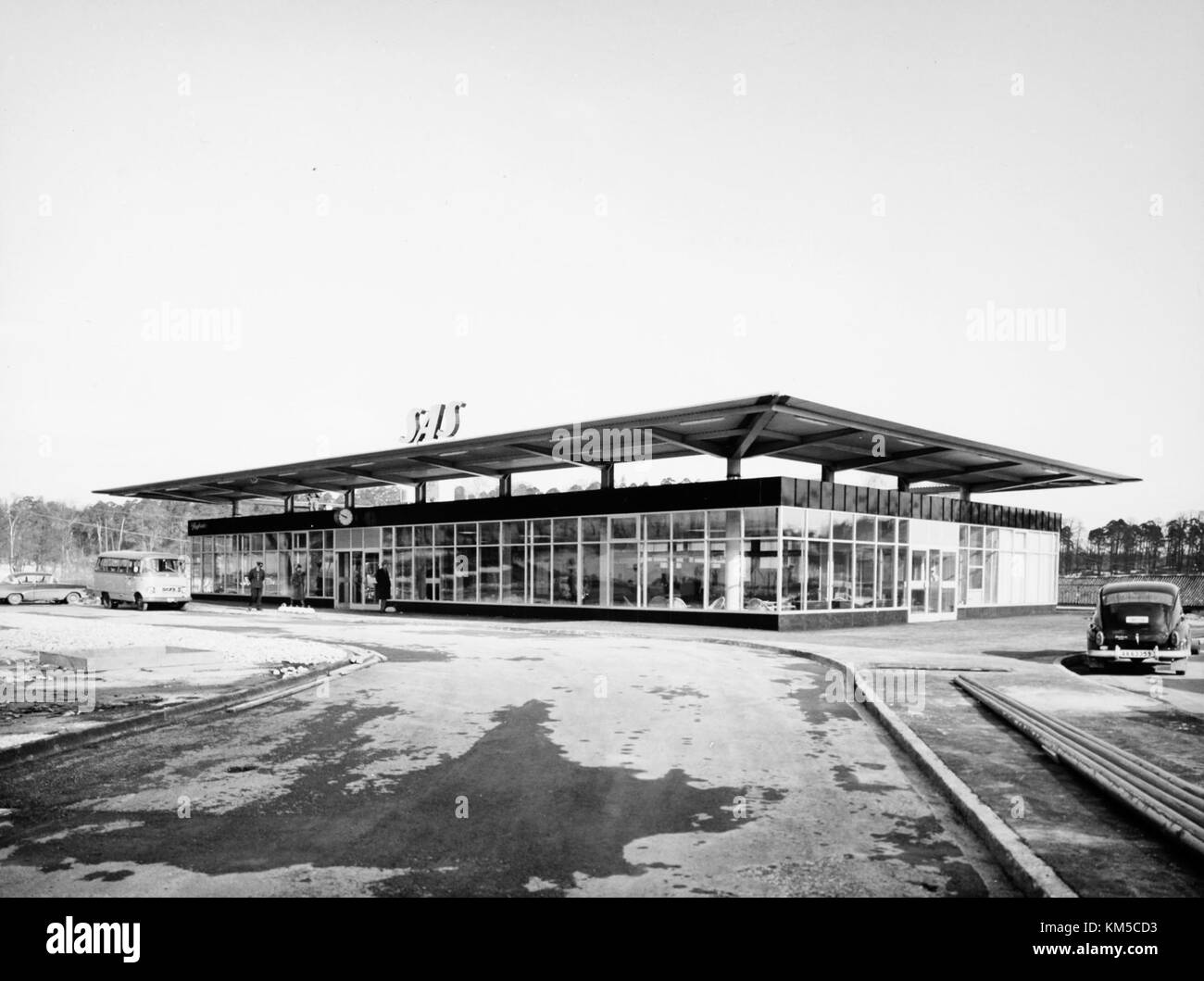 Bureau de vente SAS du terminal international (OT) à Haga, Stockholm, 1962 (4) Banque D'Images