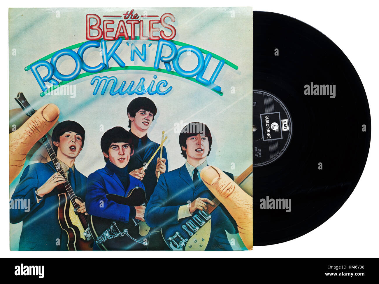 Beatles Rock n Roll Music compilation album Banque D'Images
