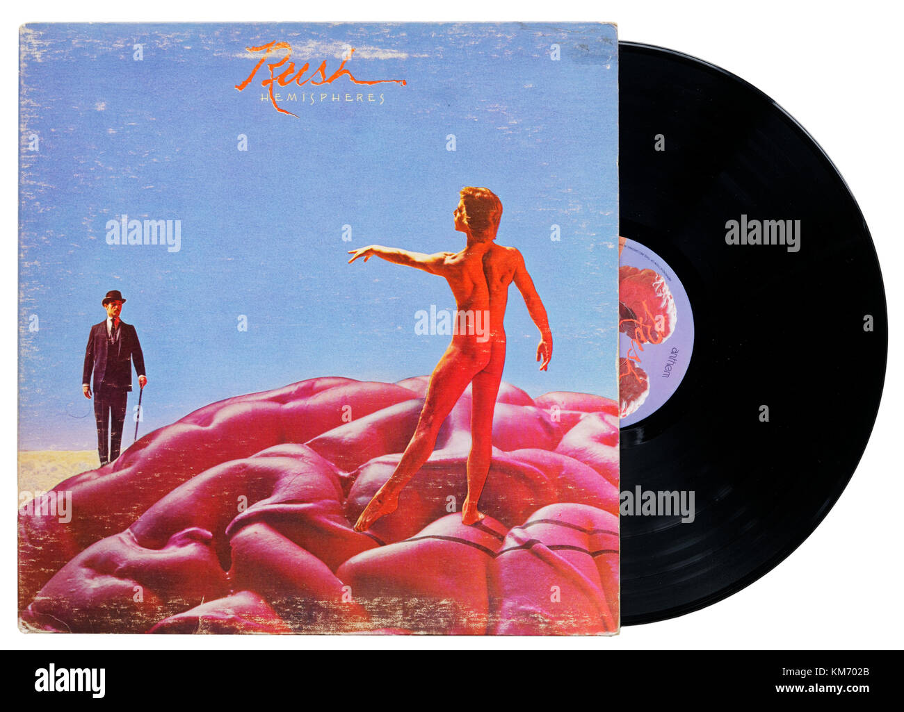 Rush Hemispheres album Banque D'Images