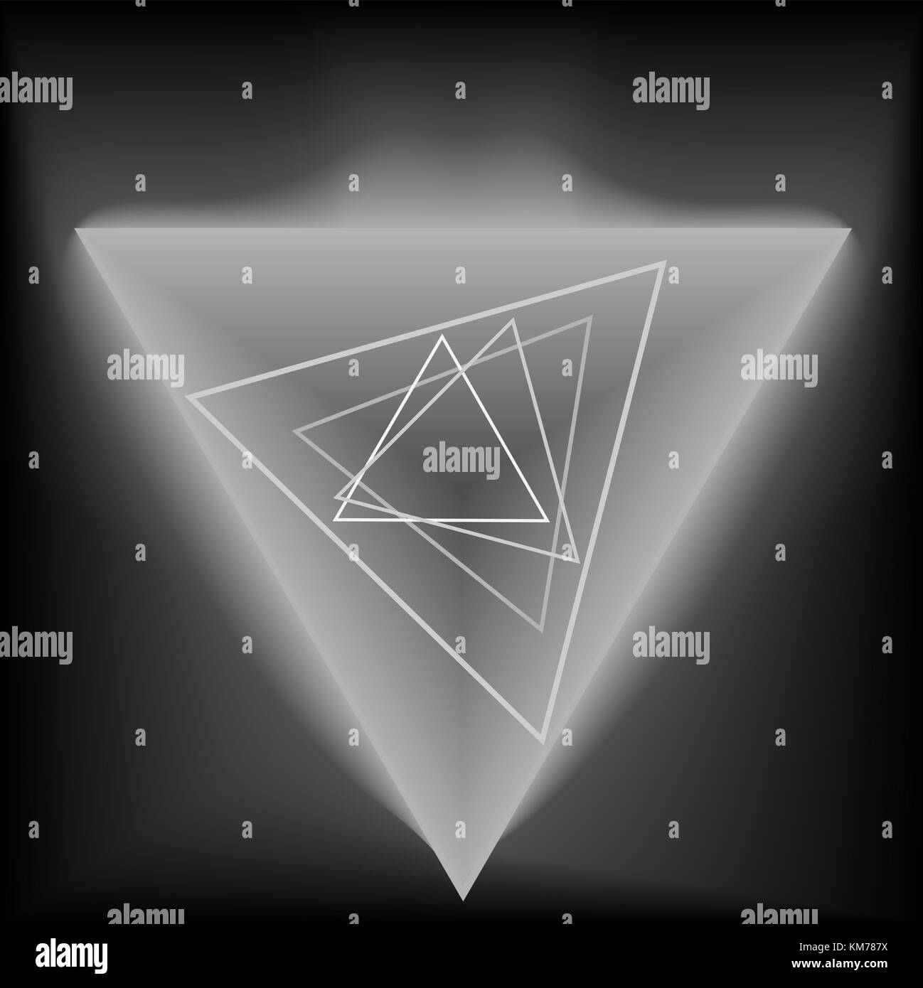 Résumé fond avec un triangle et un logo cercle Illustration de Vecteur