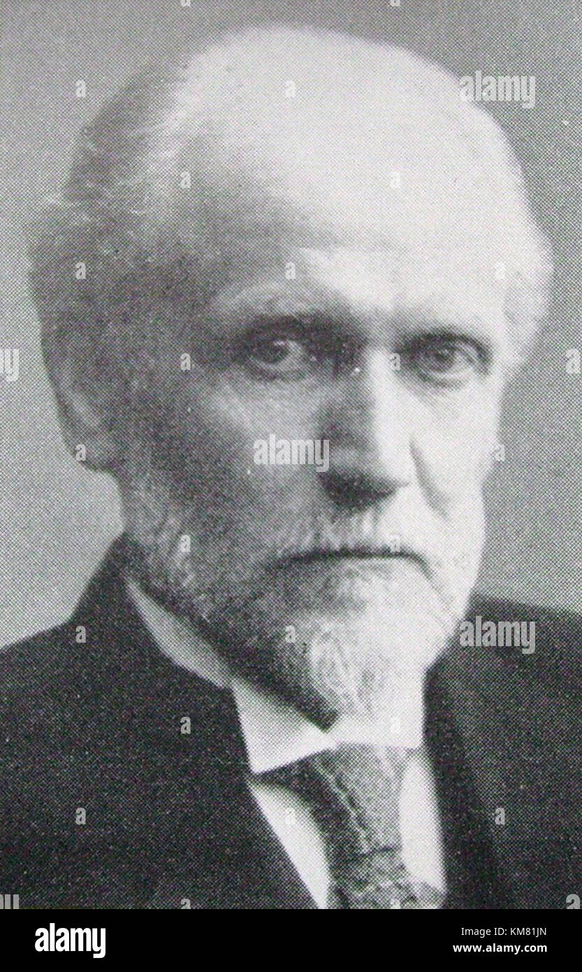 Gustav Cassel était un économiste suédois, connu pour ses contributions à la théorie et à l'analyse économiques. Il est reconnu pour son travail en politique économique et son influence sur le développement économique suédois. Banque D'Images