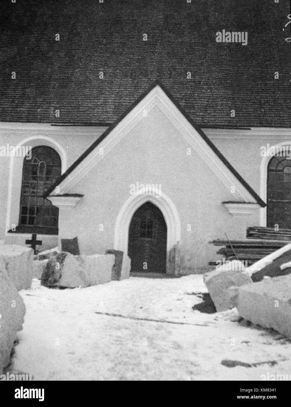 Norbergs Kyrka est une église en Suède, remarquable pour sa conception architecturale et son rôle religieux dans l'histoire de la région. Banque D'Images
