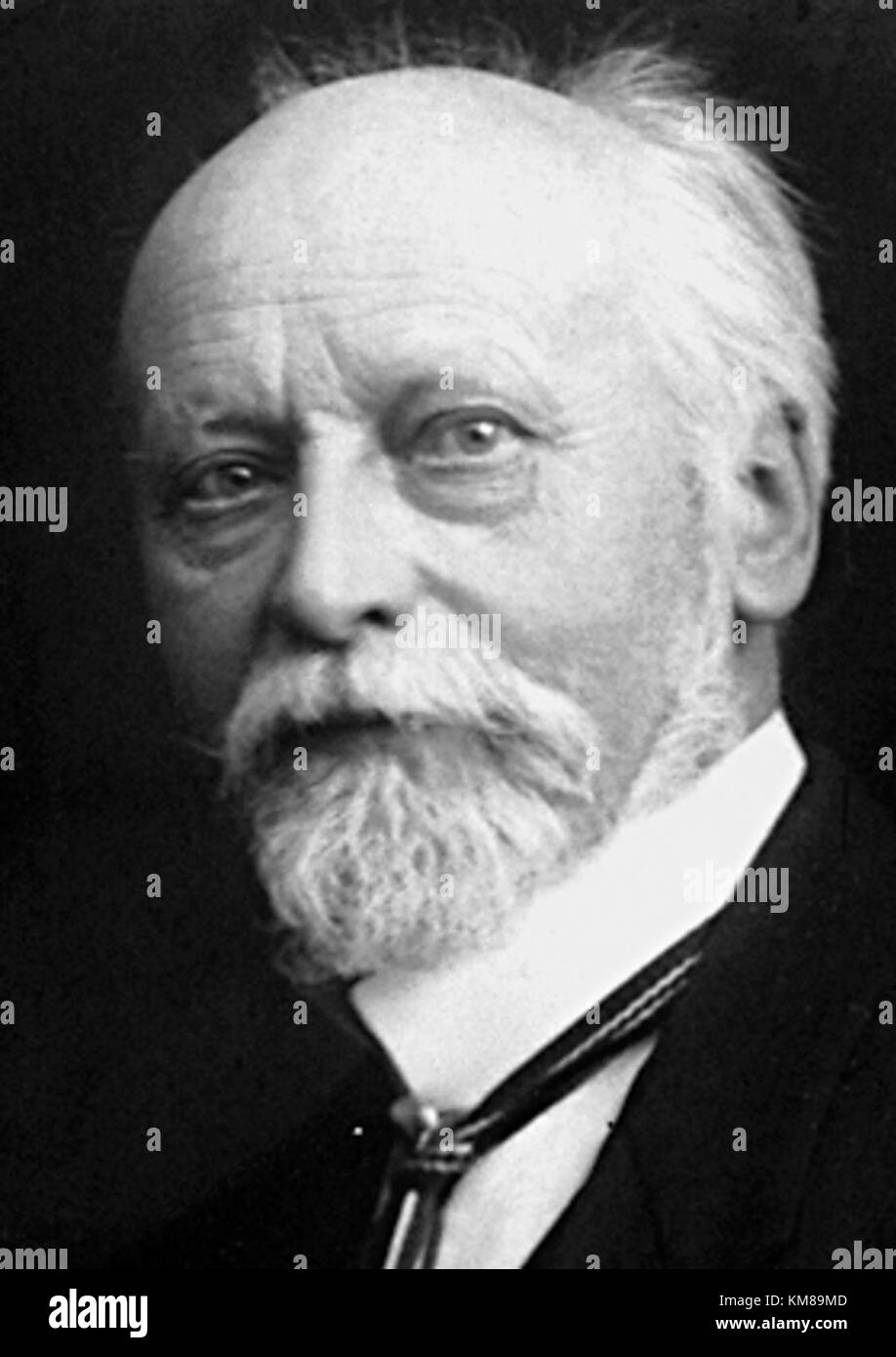 Ludwig Quidde était un pacifiste et historien allemand qui a reçu le prix Nobel de la paix en 1927 pour ses efforts en faveur de la paix et du désarmement. Il était une figure clé du mouvement pacifiste de l'entre-deux-guerres. Banque D'Images