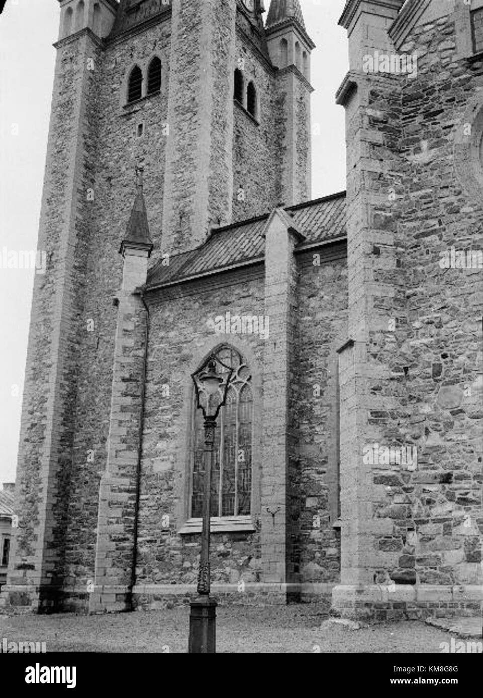 Mariestads Domkyrka est une cathédrale historique située à Mariestad, en Suède, connue pour sa beauté architecturale et son importance pour la communauté religieuse locale. Banque D'Images