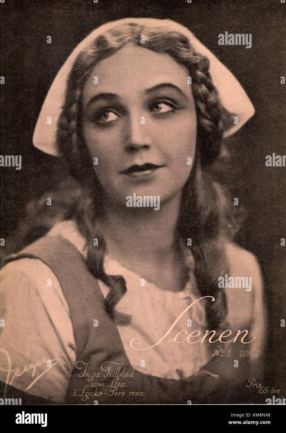 Inga Tidblad, actrice suédoise née en 1927, est réputée pour sa contribution à la scène. Elle est reconnue pour ses performances dans le théâtre suédois, contribuant de manière significative à l'héritage culturel et artistique du pays. Banque D'Images