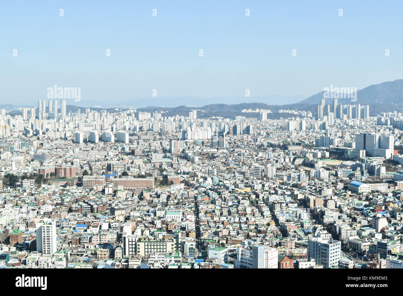 Cityscape, Daegu, Corée du Sud Banque D'Images