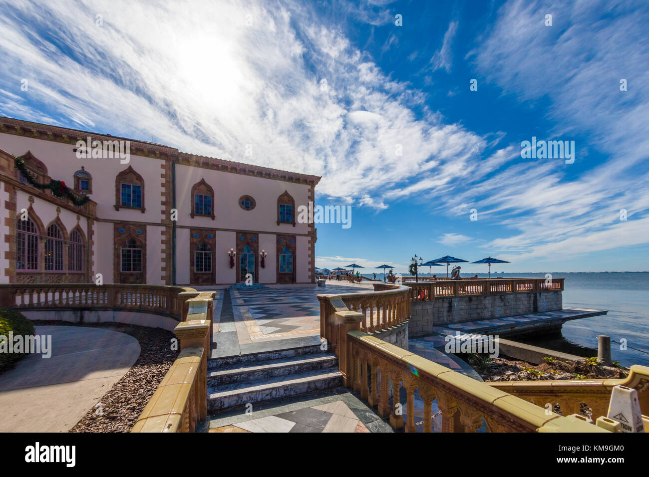 Cadzen l'opulent hôtel particulier dans le style renaissance méditerranéenne de John & en ringling à Sarasota en Floride Banque D'Images