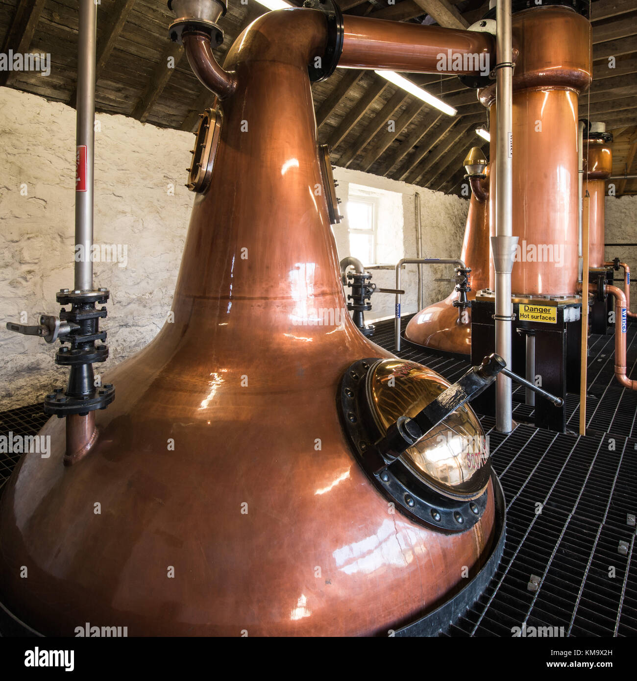 Distillerie daftmill, par cupar, Fife, en écosse L'écosse est l'une des distilleries les plus récents, à l'aide d'orge de sa propre ferme et l'eau de leur puits artésien Banque D'Images