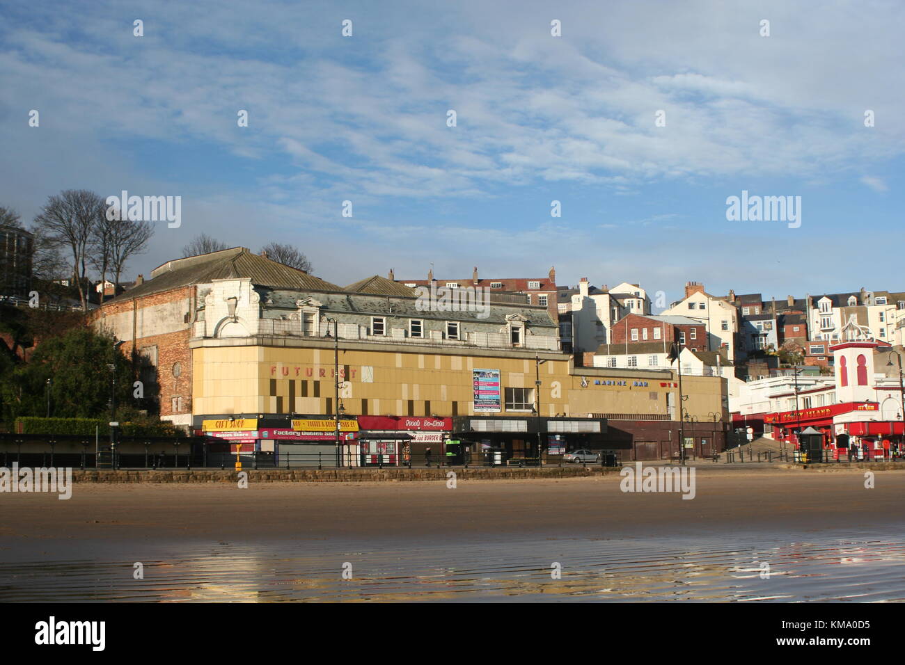 South Bay Scarborough Banque D'Images