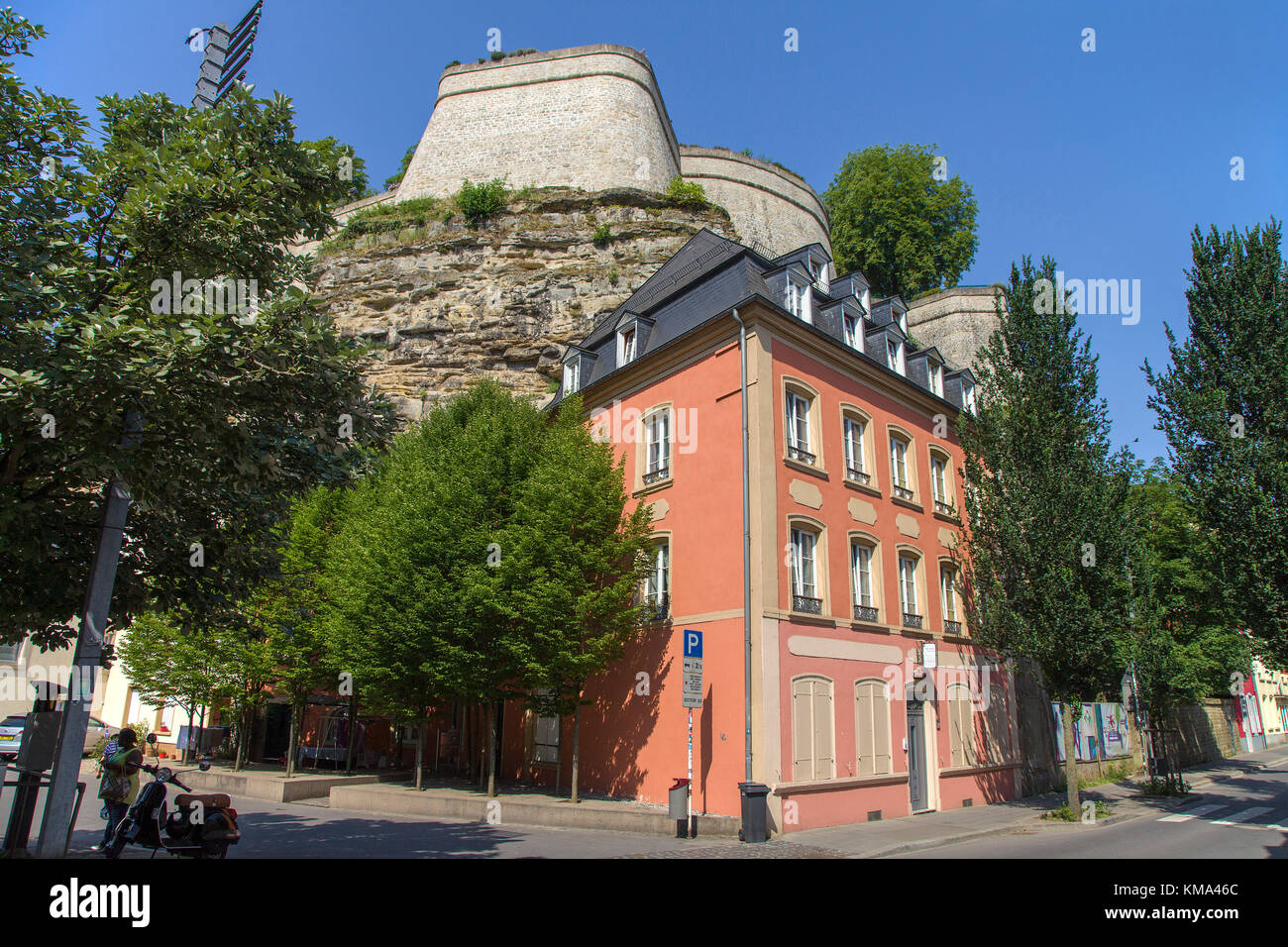 Heiliggeist-citadelle, la ville de Luxembourg, Luxembourg, Europe Banque D'Images