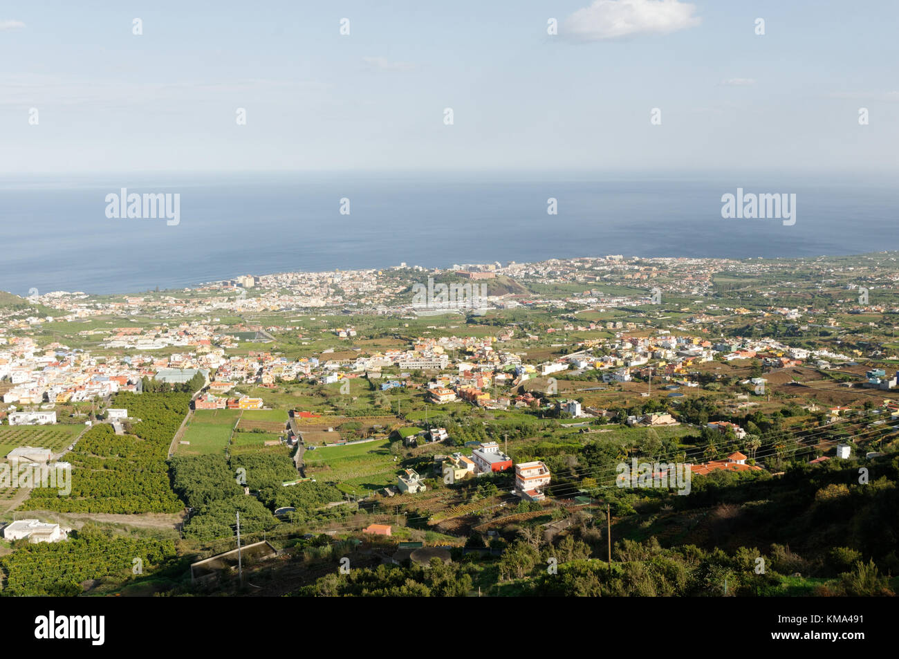 Puerto de la cruz tenerife canaries Banque D'Images
