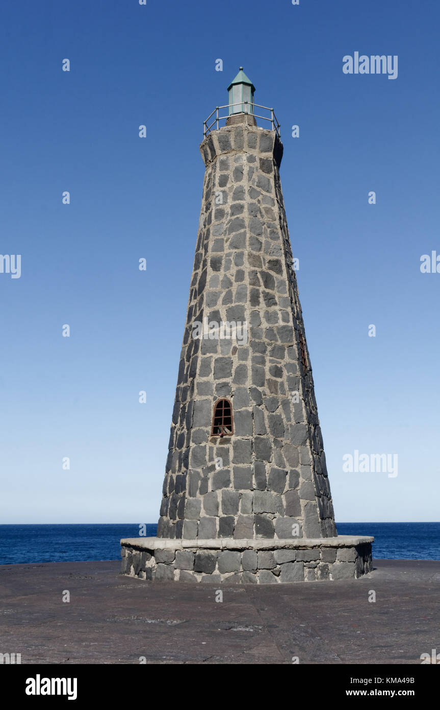 Bajamar tenerife lighthouse beach Banque D'Images