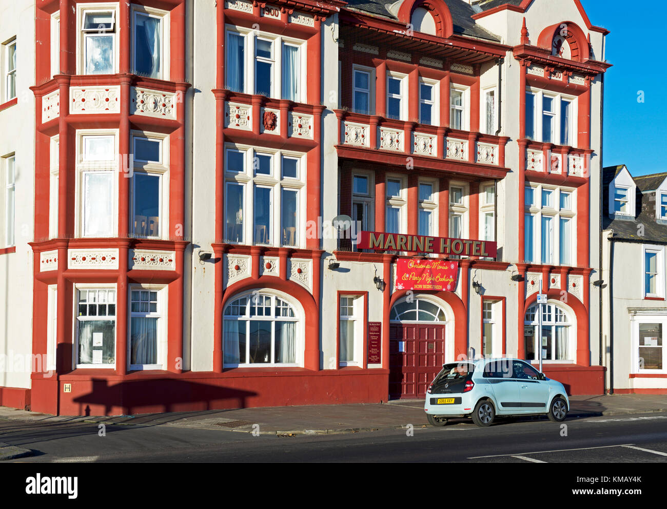 L'hôtel Marine, Seaton Carew, County Durham, England UK Banque D'Images