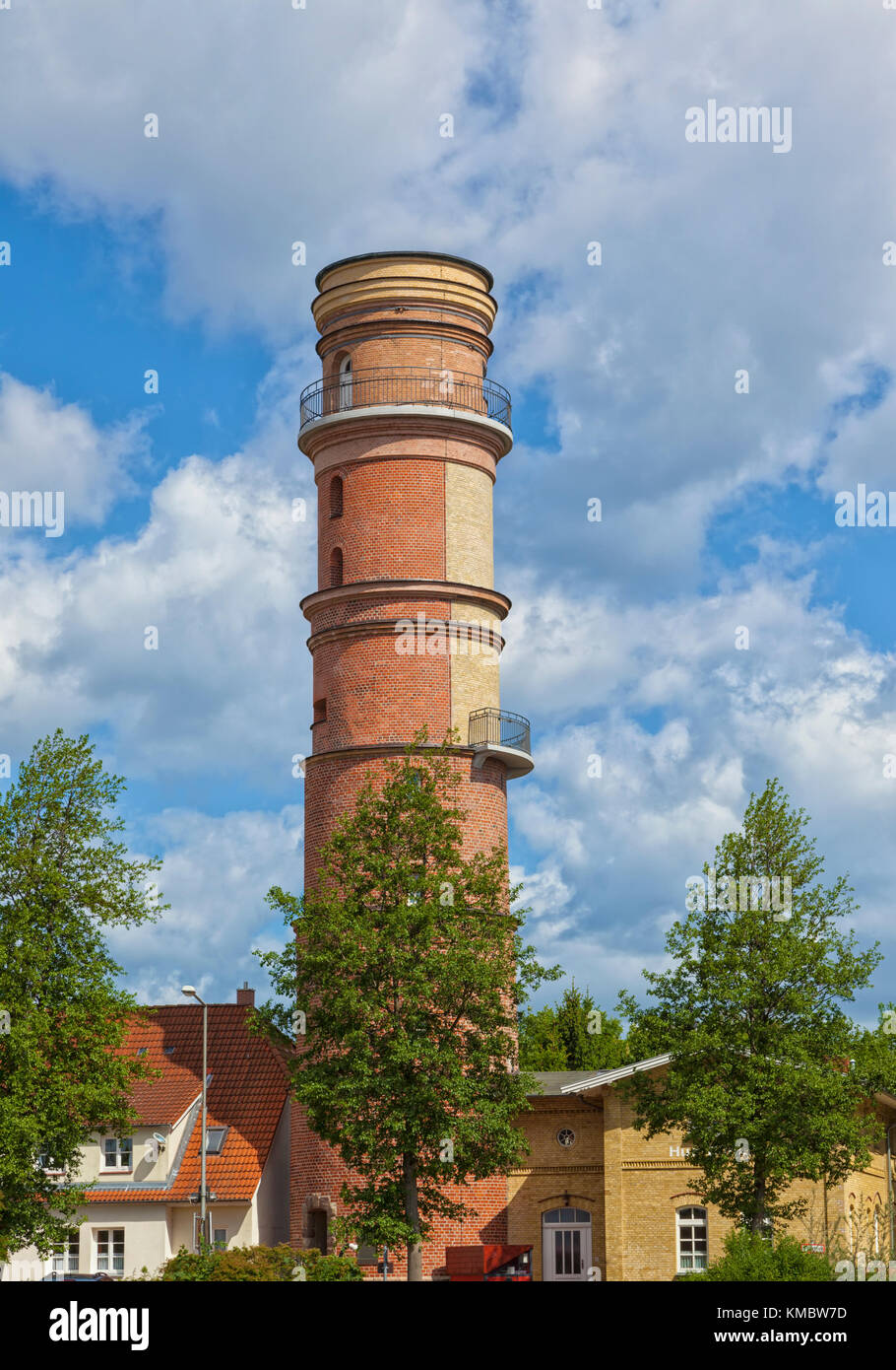 Ancien phare, Lübeck-Travemümde, Allemagne Banque D'Images